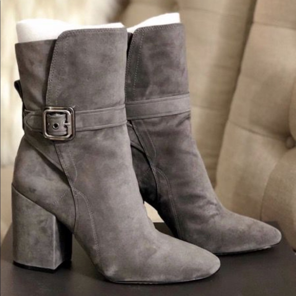 Vince Camuto Metal Buckle Booties
